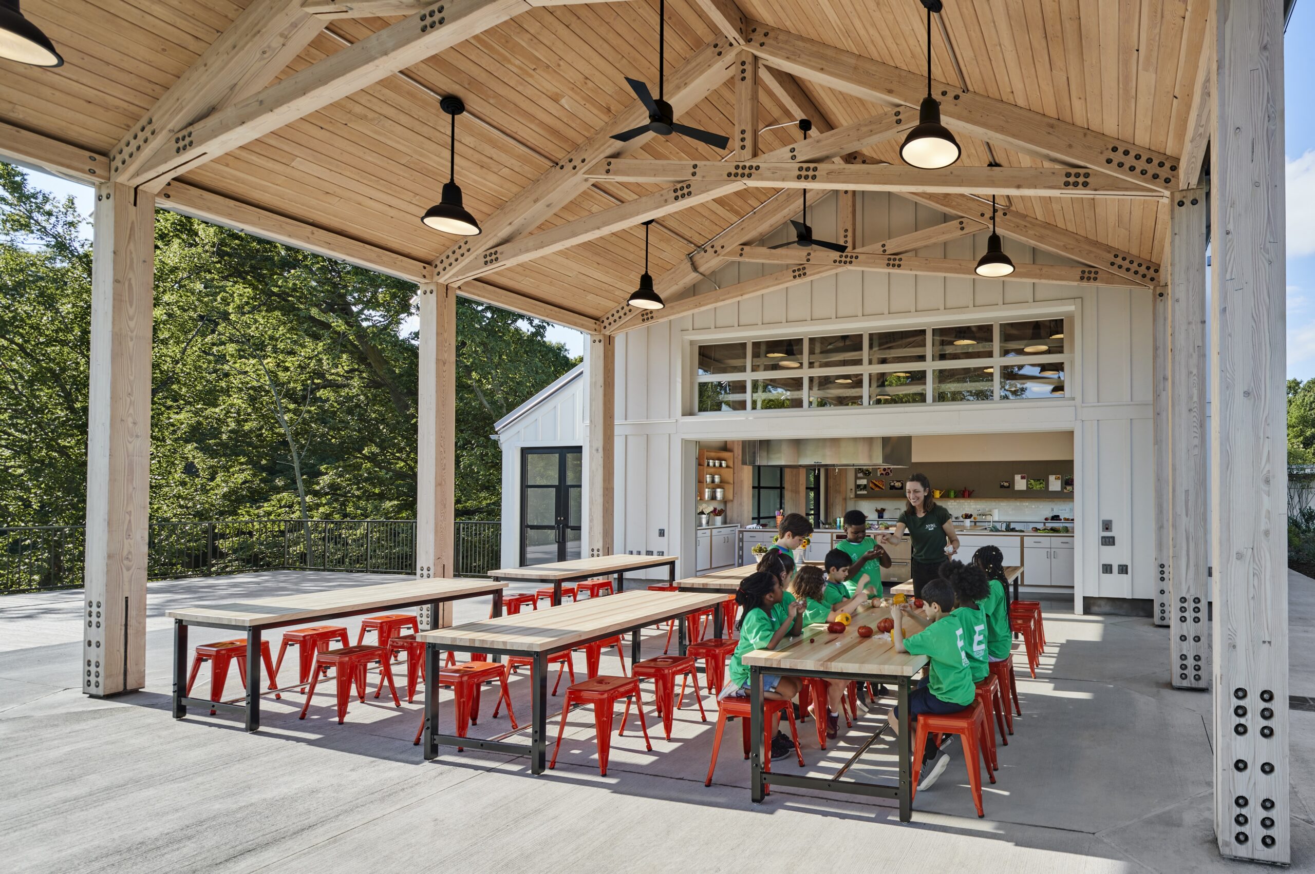 Indoor/Outdoor Spaces Support Sustainability and Student Success