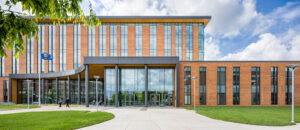 Clackamas County courthouse exterior view.