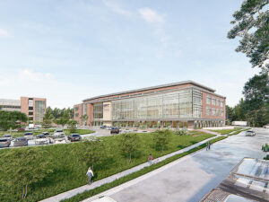 Rendering of Skansa Solar building.