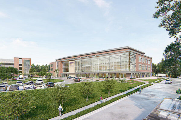 Rendering of Skansa Solar building.