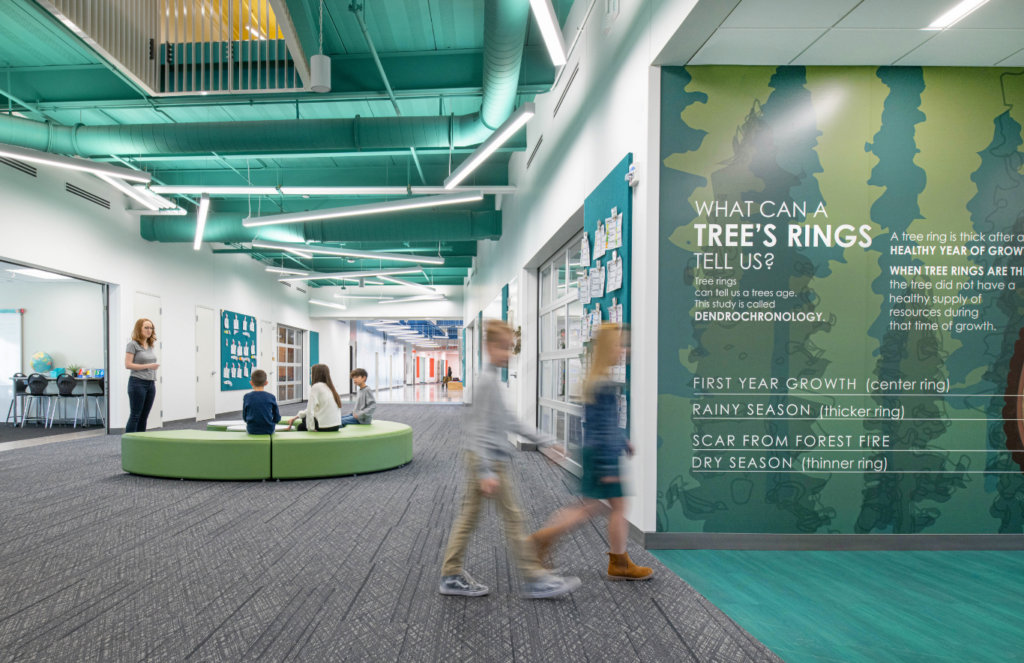 Shawnee Mission School District's John Diemer Elementary School pursued LEED certification.